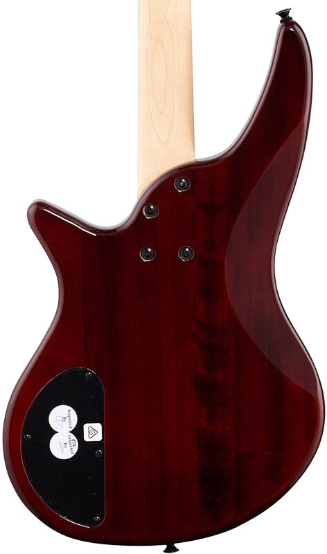 Jackson JS2 Spectra Electric Bass, Tobacco Burst, Body Straight Back