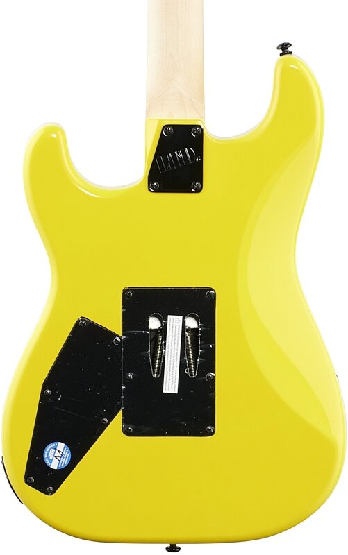 ESP LTD GL200 George Lynch Signature Series Electric Guitar, Yellow Tiger, Body Straight Back