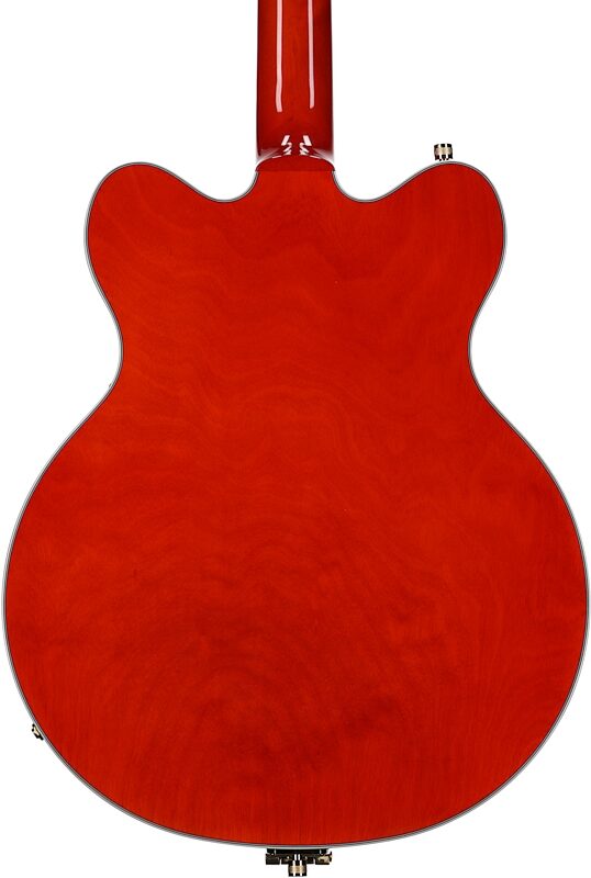 Gretsch G5422TG Electromatic Hollowbody Double Cutaway Electric Guitar, Orange, Body Straight Back