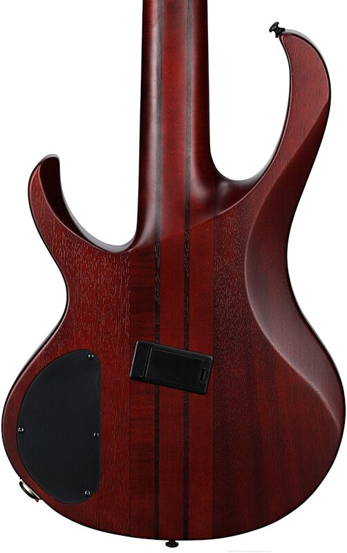 Ibanez BTB705 Bass Workshop Multi-scale Electric Bass, Natural Brown Burst, Body Straight Back