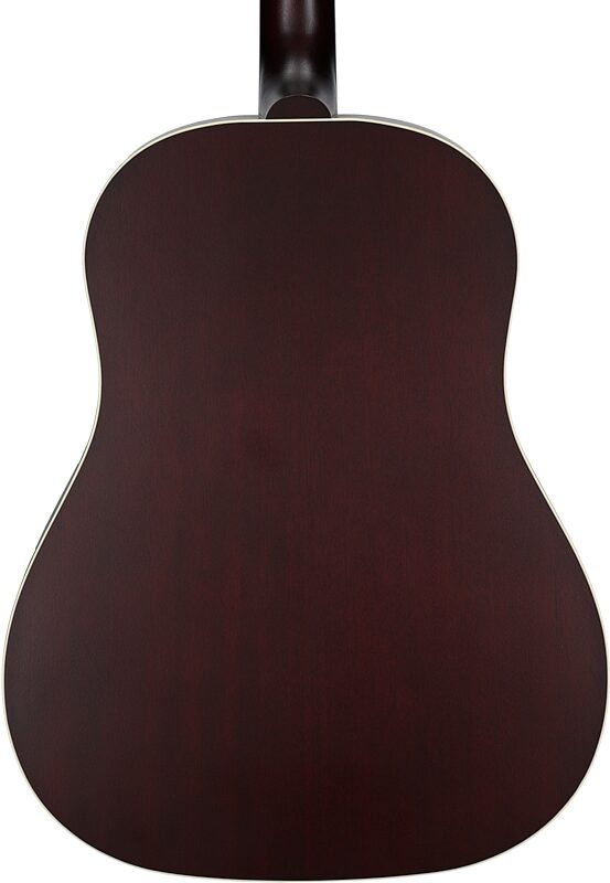 Gibson Limited Edition J-45 Special Acoustic-Electric Guitar (with Gig Bag), Wine Red, Body Straight Back