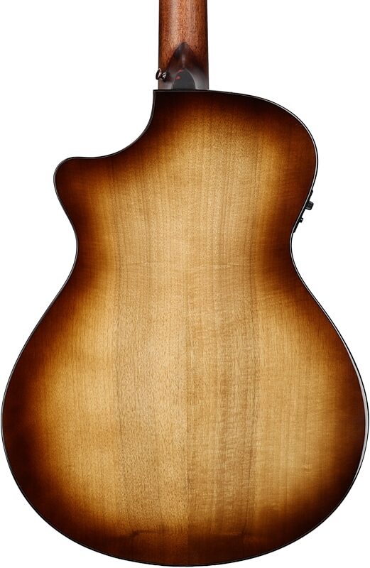 Breedlove ECO Pursuit Exotic S Concerto CE Acoustic-Electric Bass Guitar, Amber, Scratch and Dent, Body Straight Back