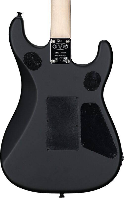 EVH Eddie Van Halen 5150 Series Standard Electric Guitar, Left-Handed, Satin Black, Body Straight Back