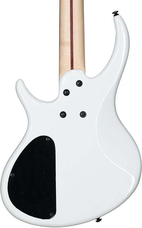 Tobias Growler IV Premium Electric Bass (with Gig Bag), White Pearl, Body Straight Back