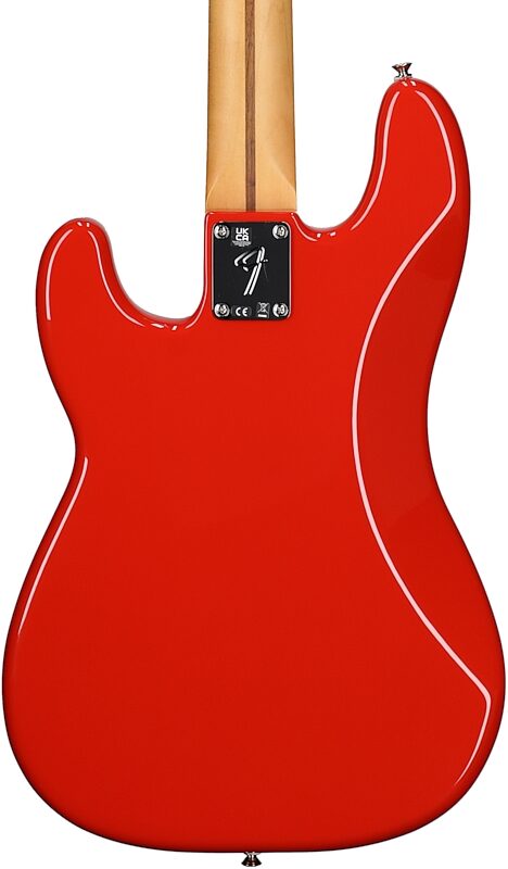 Fender Player II Precision Electric Bass, with Rosewood Fingerboard, Coral Red, Body Straight Back