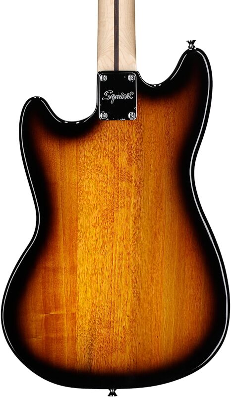 Squier Sonic Mustang Maple Neck Electric Guitar, Two Color Sunburst, Body Straight Back