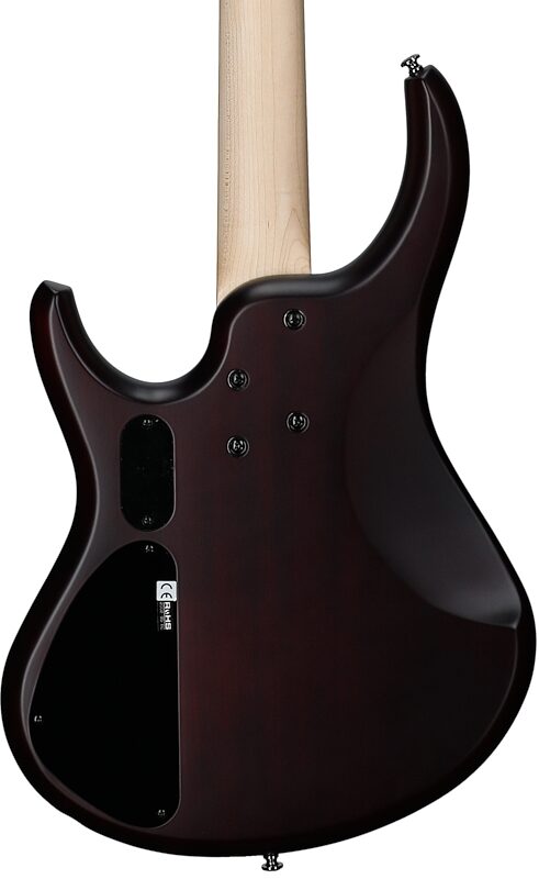 MTD Kingston Super 4-String Electric Bass, Dr. Browns Burst, Body Straight Back
