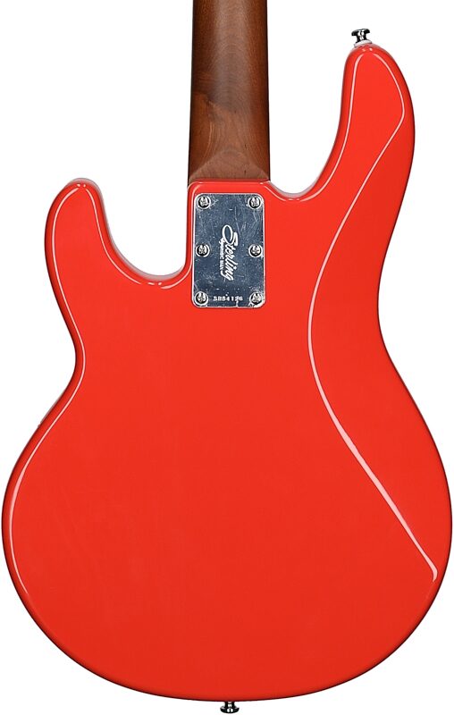 Sterling by Music Man RaySS4 StingRay Short Scale Electric Bass, Fiesta Red, Blemished, Body Straight Back
