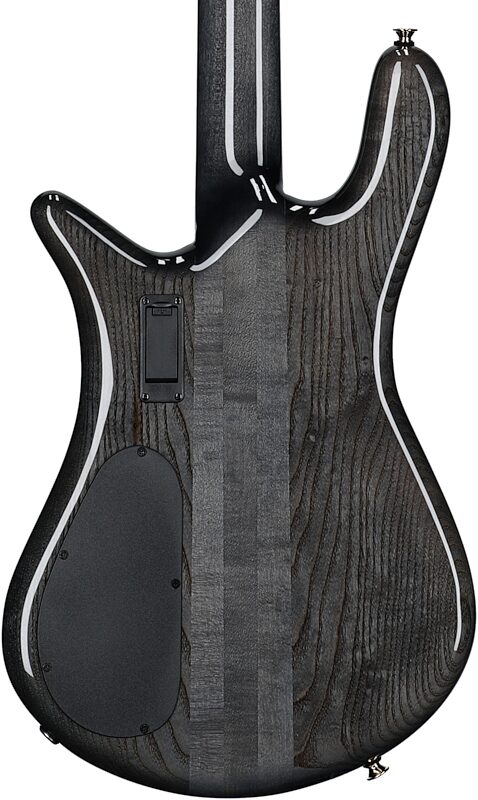 Spector Euro 4 Custom Electric Bass (with Gig Bag), Natural Black Burst, Body Straight Back