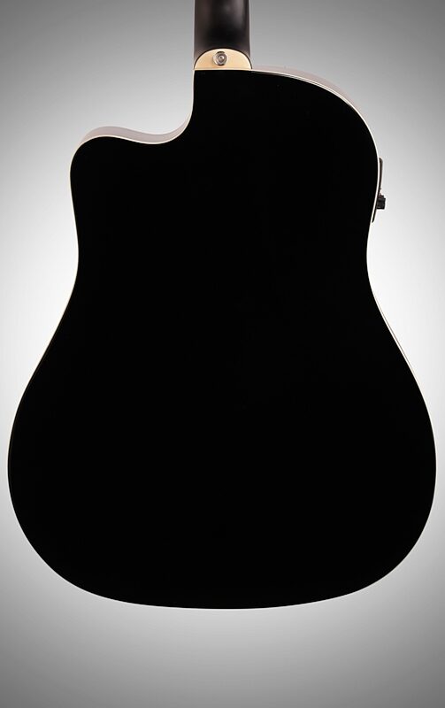 Epiphone J-45 EC Studio Acoustic-Electric Guitar, Ebony, Blemished, Body Straight Back