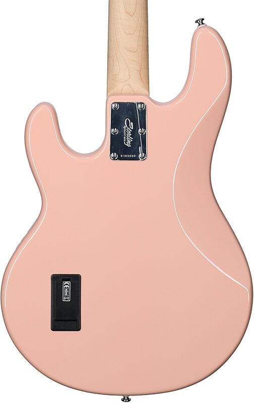 Sterling by Music Man StingRay Electric Bass, Pueblo Pink, Body Straight Back