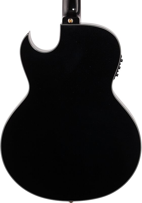 Ibanez EP5 Euphoria Steve Vai Signature Acoustic-Electric Guitar, Black Pearl, Body Straight Back