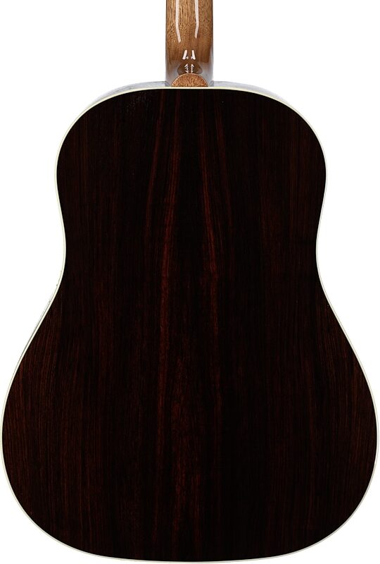 Gibson J-45 Standard Rosewood Acoustic-Electric Guitar (with Case), Rosewood Burst, Body Straight Back