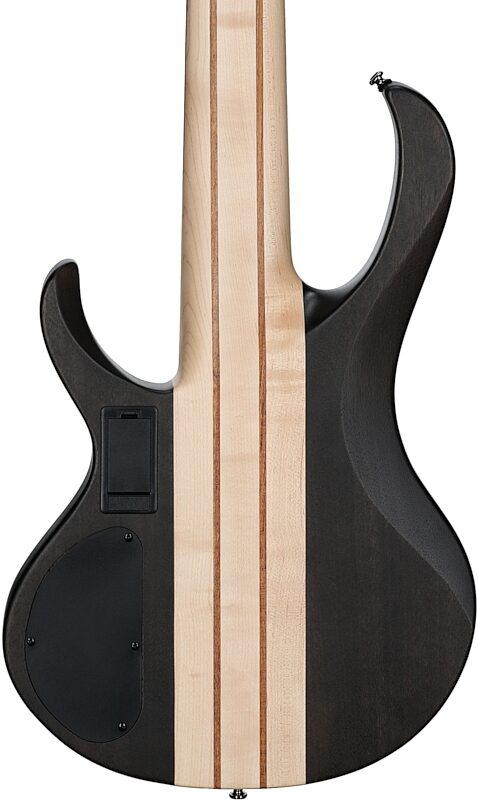 Ibanez BTB606 Electric Bass, 6-String, Trans Gray Flat, Body Straight Back