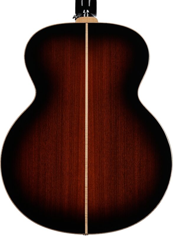Epiphone El Capitan J-200 Studio Acoustic Electric Bass Guitar, Aged Vintage Sunburst, Body Straight Back