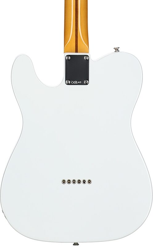 Fender American Vintage II 1951 Telecaster Electric Guitar, Maple Fingerboard (with Case), Prototype White, Body Straight Back