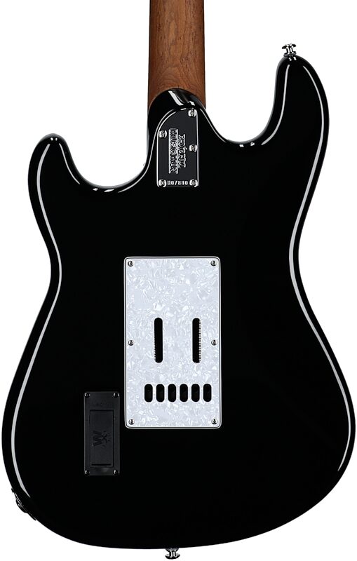 Ernie Ball Music Man Cutlass HT SSS Electric Guitar (with Case), Night Crawler, Body Straight Back