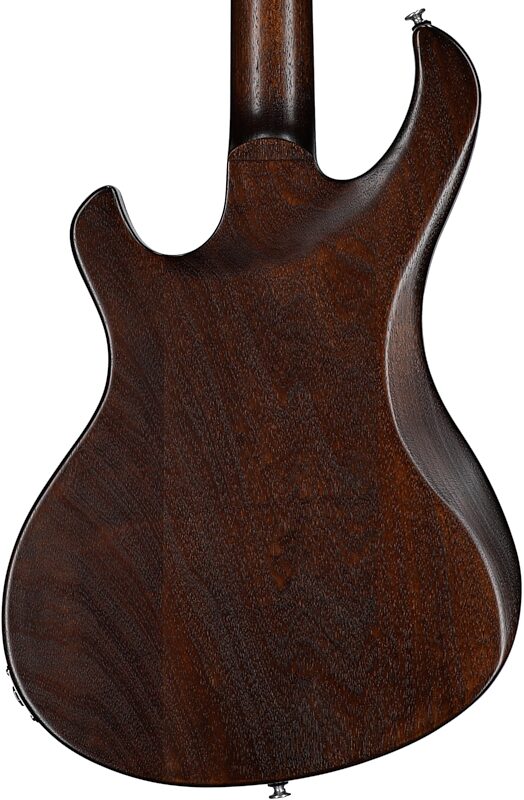 Gibson Victory Electric Guitar (with Case), Dark Walnut Satin, Body Straight Back