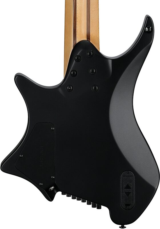 Strandberg Boden Metal NX 8 Electric Guitar (with Gig Bag), Black Granite, Body Straight Back