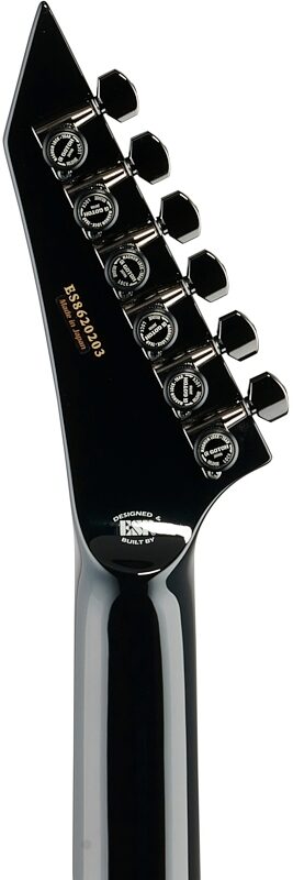 ESP EII Horizon NTII Electric Guitar (with Case), Blue Purple Gradation, Serial Number ES8620203, Headstock Straight Back