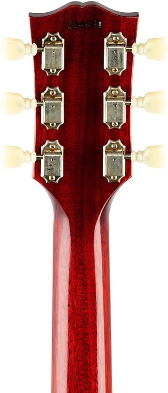 Gibson Custom 60th Anniversary Les Paul SG Standard VOS Electric Guitar (with Case), Cherry Red, 18-Pay-Eligible, Serial Number 104491, Headstock Straight Back