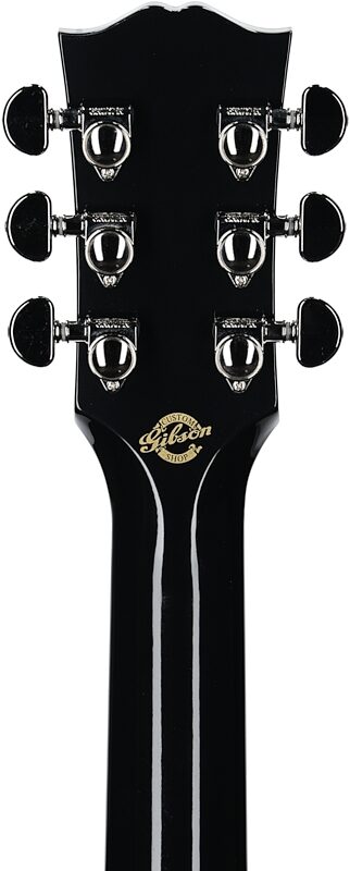 Gibson Dave Mustaine Songwriter Acoustic Electric Guitar (with Case), Ebony, Serial Number 21572090, Headstock Straight Back