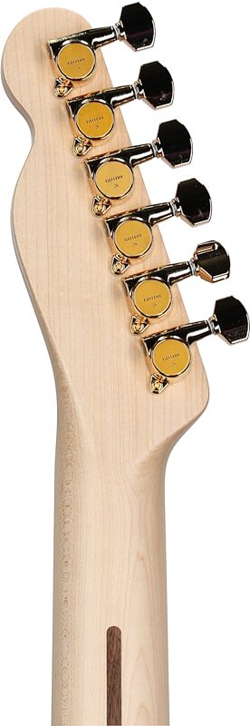 Fender Richie Kotzen Telecaster Electric Guitar (Maple Fingerboard), Brown Sunburst, Serial Number JD22090604, Headstock Straight Back
