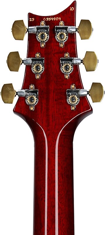 PRS Paul Reed Smith Special Semi-Hollow LTD 10-Top Electric Guitar (with Case), Charcoal Cherry Burst, Serial Number 0354904, Headstock Straight Back
