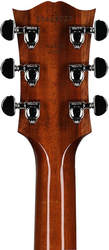 Gibson SJ-200 Studio Walnut Jumbo Acoustic-Electric Guitar (with Case), Antique Natural, Serial Number 20443029, Headstock Straight Back