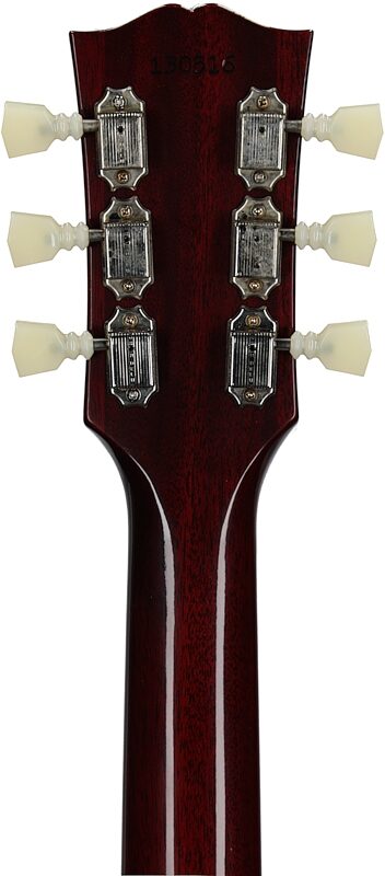 Gibson Custom '64 ES-335 Reissue VOS Electric Guitar (with Case), 60s Cherry, Serial Number 130516, Headstock Straight Back