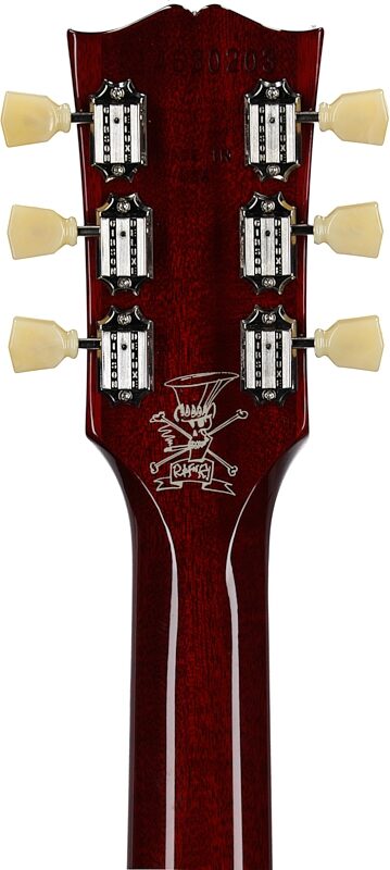 Gibson Slash Les Paul Standard Electric Guitar (with Case), Appetite Amber, Serial Number 214630203, Headstock Straight Back