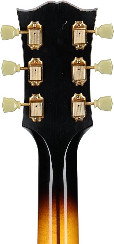 Gibson Custom Shop Murphy Lab 1957 SJ-200 Jumbo Acoustic Flat Top Guitar (with Case), Light Aged Vintage Sunburst, Serial Number 22953012, Headstock Straight Back