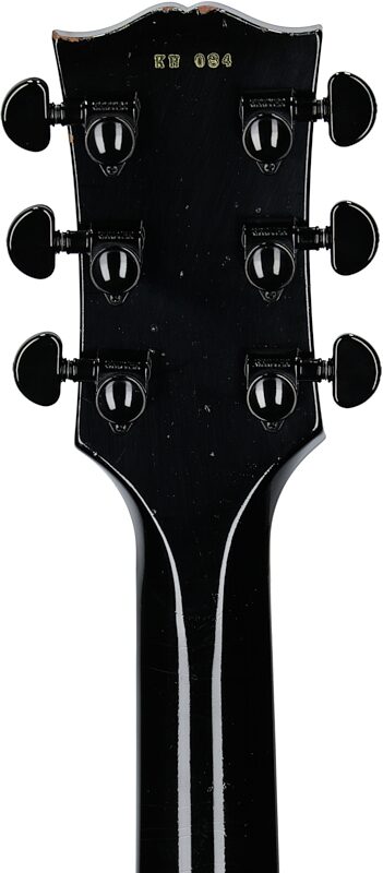 Gibson Custom Kirk Hammett 1989 Les Paul Custom Electric Guitar (with Case), Ebony, Serial Number KH 084, Headstock Straight Back
