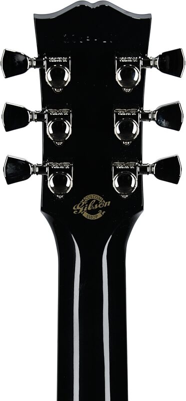 Gibson Everly Brothers J-180 Jumbo Acoustic-Electric Guitar (with Case), Ebony, Serial Number 20644138, Headstock Straight Back