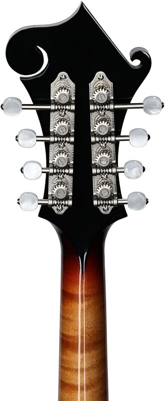 Gibson Custom F-5G Mandolin (with Case), Dark Burst, Serial Number 40228012, Headstock Straight Back