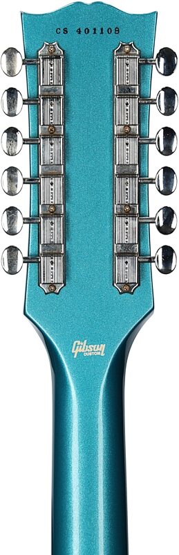 Gibson Custom Shop 1965 Non-Reverse Firebird V Electric Guitar, 12-String, Aqua, Serial Number CS401108, Headstock Straight Back