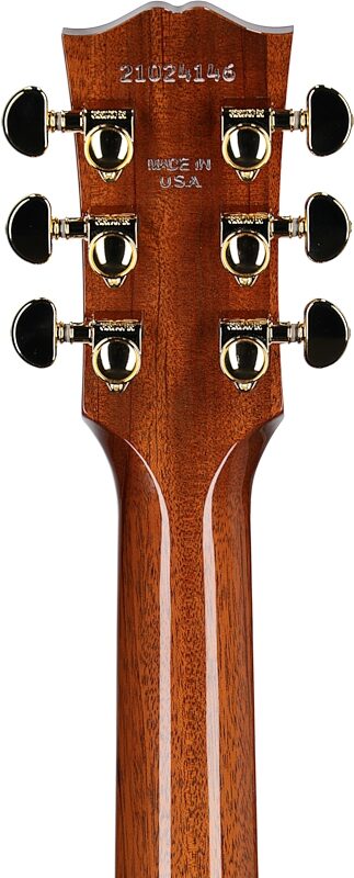 Gibson J-45 Standard Rosewood Acoustic-Electric Guitar (with Case), Rosewood Burst, Serial Number 21024146, Headstock Straight Back