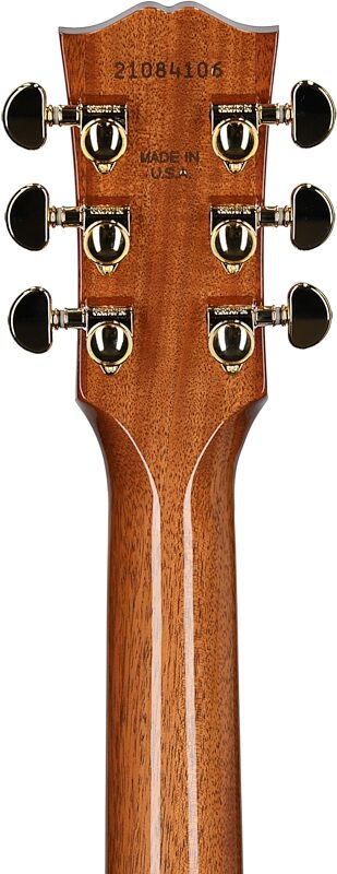 Gibson J-45 Standard Rosewood Acoustic-Electric Guitar (with Case), Rosewood Burst, Serial Number 21084106, Headstock Straight Back