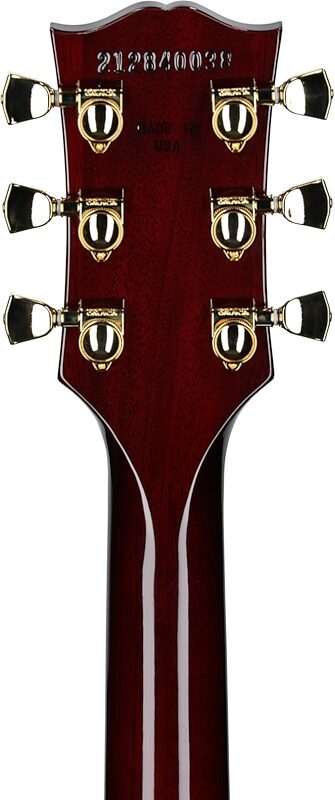 Gibson Les Paul Supreme AAA Figured Electric Guitar (with Case), Wine Red, Serial Number 212840038, Headstock Straight Back