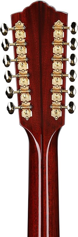 Guild F-512E Acoustic-Electric Guitar, 12-String (with Case), Natural, Serial Number C240472, Headstock Straight Back