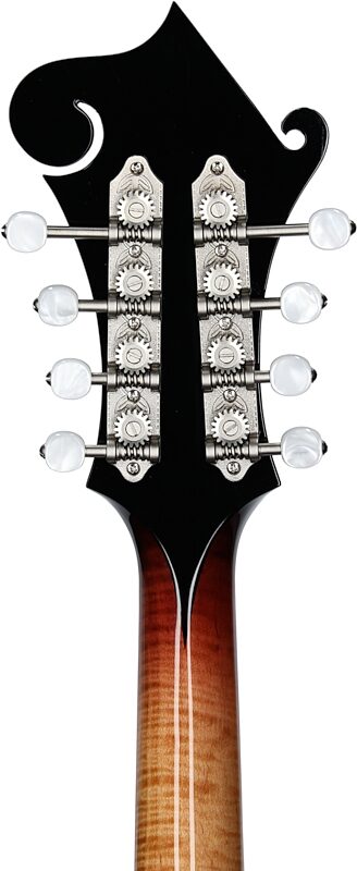 Gibson Custom F-5G Mandolin (with Case), Dark Burst, Serial Number 40618012, Headstock Straight Back