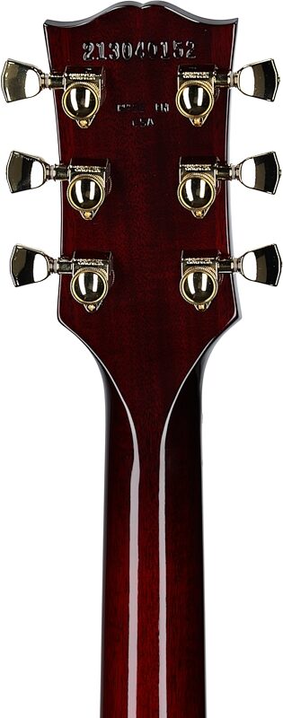 Gibson Les Paul Supreme AAA Figured Electric Guitar (with Case), Wine Red, Serial Number 213040152, Headstock Straight Back