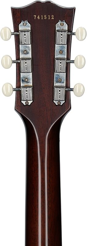 Gibson Custom 1957 Les Paul Junior Reissue Electric Guitar (with Case), Vintage Sunburst, Serial Number 741512, Headstock Straight Back
