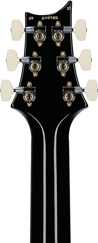 PRS Paul Reed Smith Custom 24 Pattern Thin 10-Top Electric Guitar (with Case), Faded Whale Blue, Serial Number 0387152, Headstock Straight Back