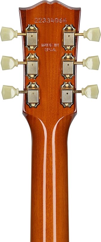 Gibson Hummingbird Original Acoustic-Electric Guitar (with Case), Heritage Cherry Sunburst, Serial Number 22334066, Headstock Straight Back