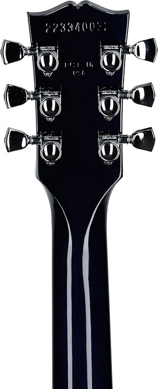 Gibson Les Paul Modern Figured AAA Electric Guitar (with Case), Cobalt Burst, Serial Number 223340032, Headstock Straight Back