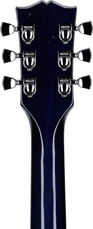 Gibson Les Paul Modern Figured AAA Electric Guitar (with Case), Cobalt Burst, Serial Number 225640191, Headstock Straight Back