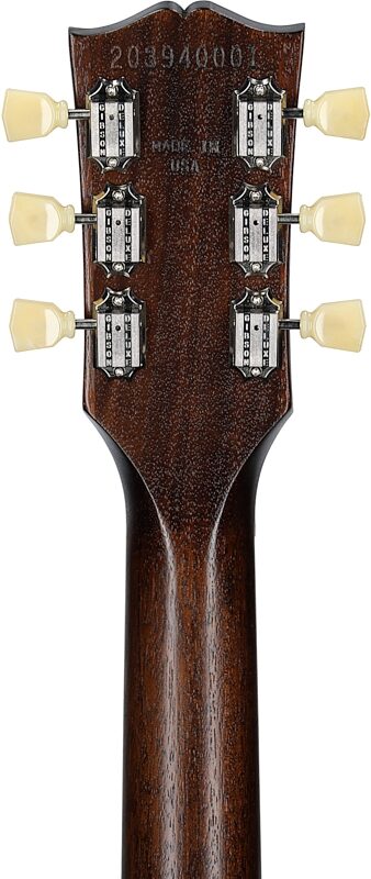 Gibson ES-335 Dot Satin Electric Guitar (with Case), Vintage Burst, Serial Number 203940001, Headstock Straight Back