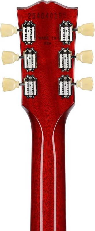 Gibson Exclusive '50s Les Paul Standard AAA Flame Top Electric Guitar (with Case), Heritage Cherry Sunburst, Serial Number 234040195, Headstock Straight Back