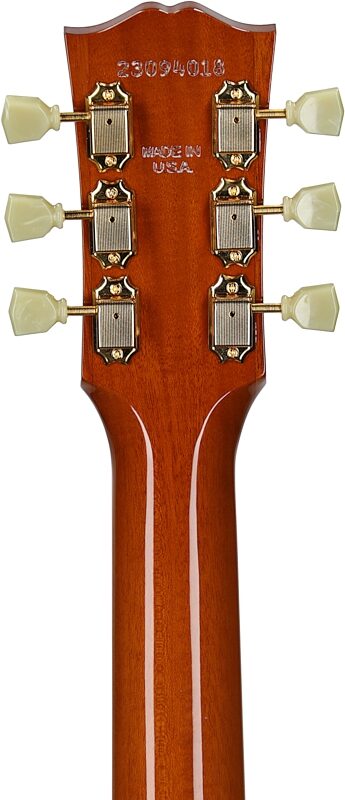 Gibson Hummingbird Original Acoustic-Electric Guitar (with Case), Heritage Cherry Sunburst, Serial Number 23094018, Headstock Straight Back
